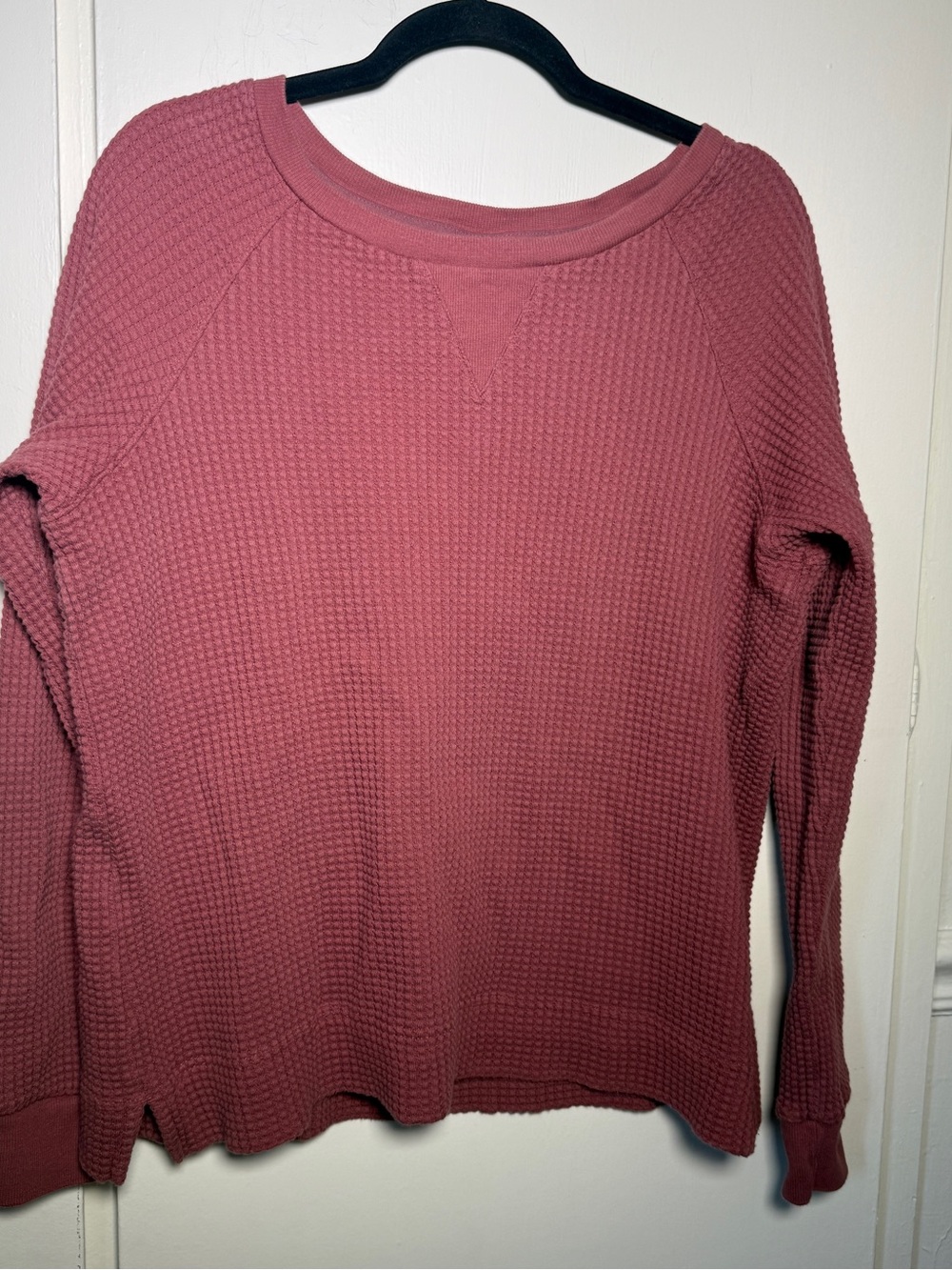 The North Face Women's Thermal Waffle Long-Sleeve Top - Dusty Rose Large